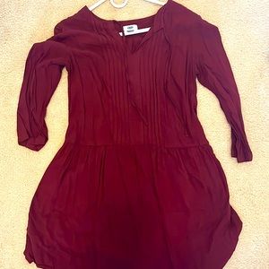 Old navy burgundy dress